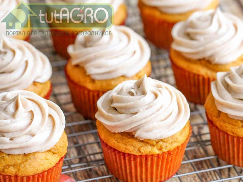 Морковные маффины с глазурью - AGROzen