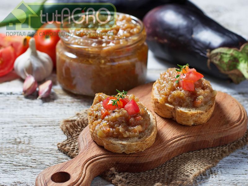 Икра из баклажанов с кунжутом - AGROzen