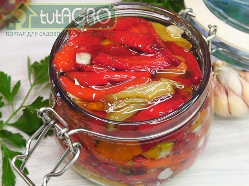 Жареный перец с чесноком - AGROzen