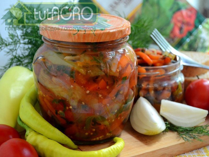 Салат из баклажанов - AGROzen