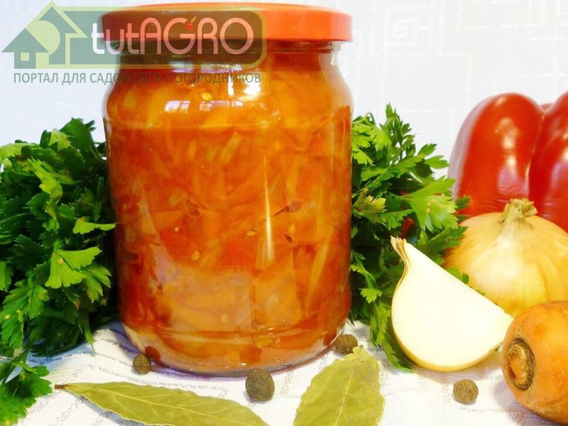 Салат из болгарского перца и моркови - AGROzen