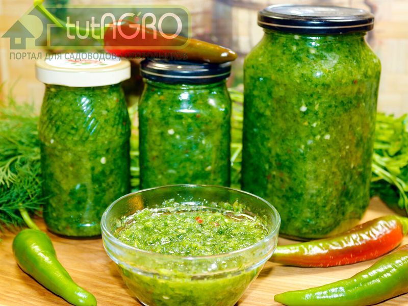 Зеленая аджика - AGROzen
